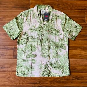 NWT Levi Strauss & Co. Of California Sunset Camp Men's Button-Up Size S